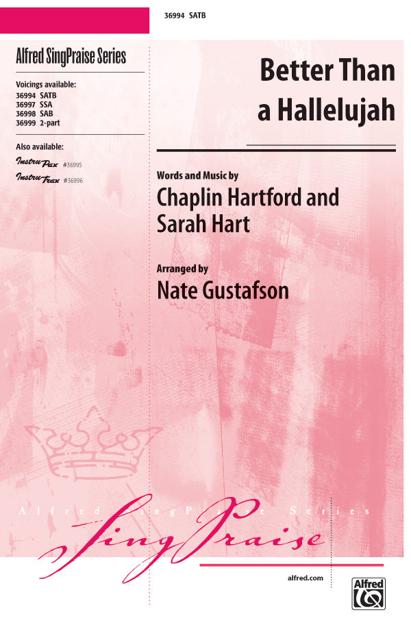 Better Than a Hallelujah Cover Image