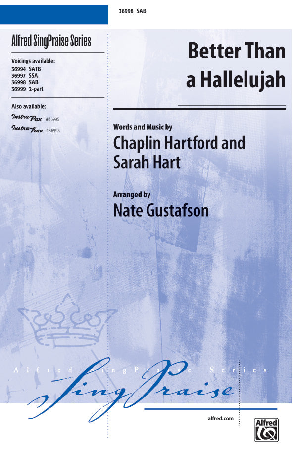 Better Than a Hallelujah Cover Image