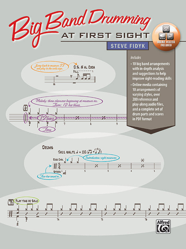 Big Band Drumming at First Sight Sheet Music Preview