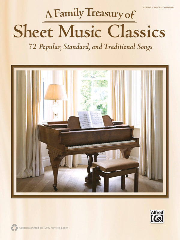 A Family Treasury of Sheet Music Classics Cover Image