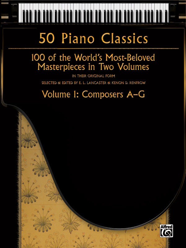 50 Piano Classics, Volume 1: Composers A-G Cover Image