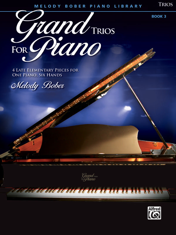 Grand Trios for Piano, Book 3: 4 Late Elementary Pieces for One Piano, Six Hands Sheet Music Preview