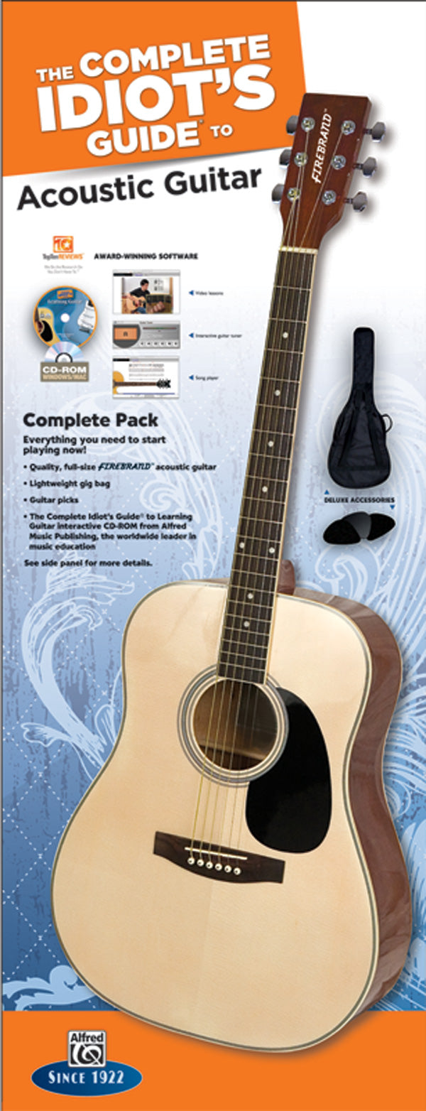 The Complete Idiot's Guide to Learning Guitar Acoustic Guitar Complete Pack Cover Image