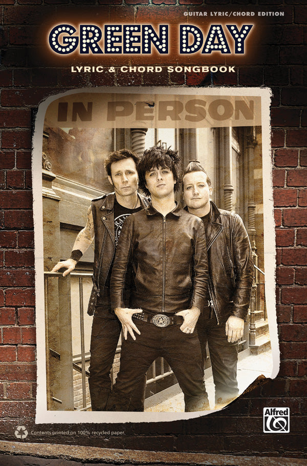 Green Day: Lyric & Chord Songbook Cover Image