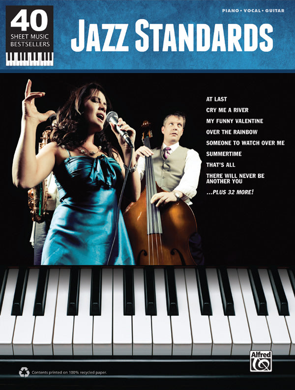 40 Sheet Music Bestsellers: Jazz Standards Cover Image
