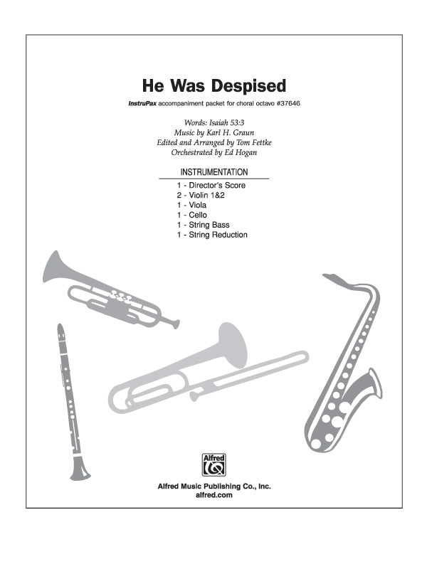 He Was Despised Cover Image
