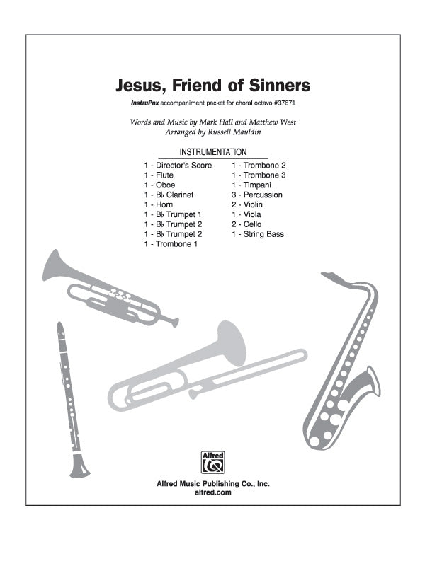 Jesus, Friend of Sinners Cover Image