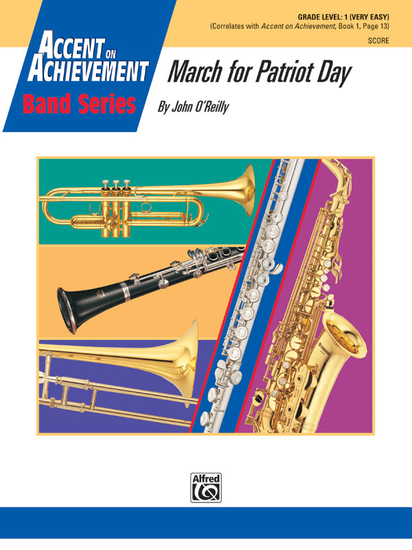 March for Patriot Day: 2nd B-flat Trumpet Sheet Music Preview