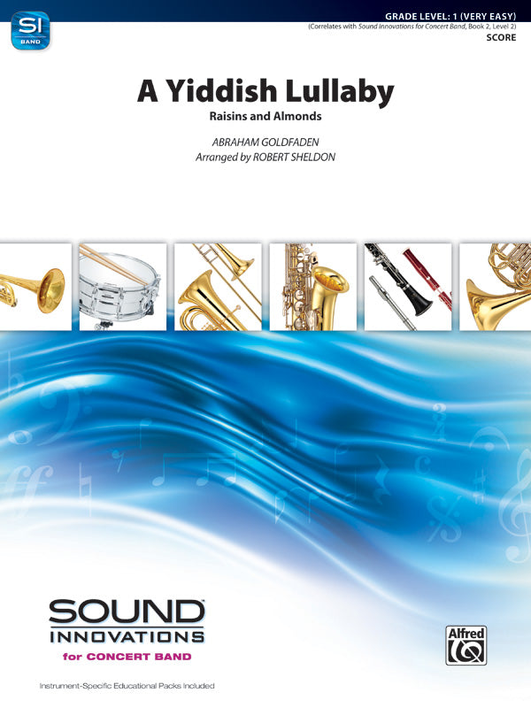 A Yiddish Lullaby: B-flat Bass Clarinet Sheet Music Preview
