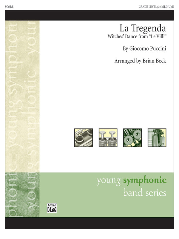 La Tregenda: B-flat Tenor Saxophone Sheet Music Preview