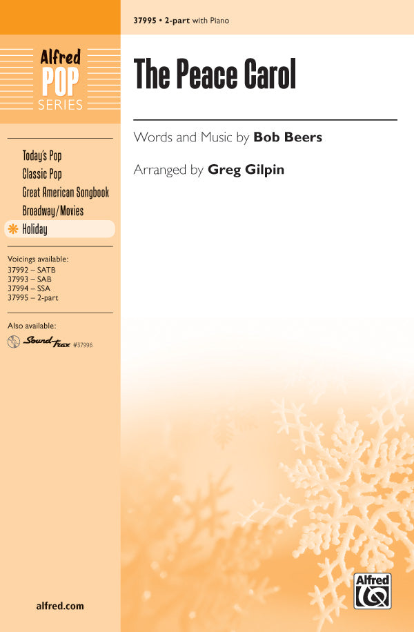 The Peace Carol Sheet Music Preview