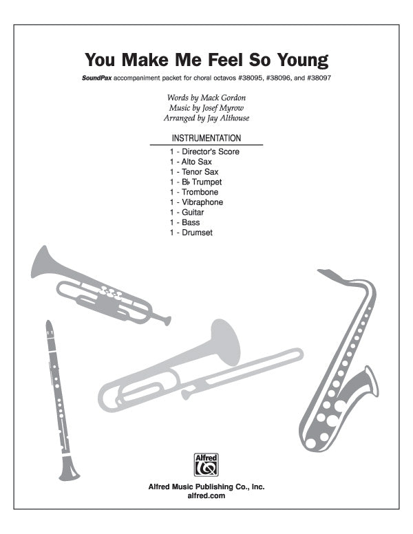 You Make Me Feel So Young: B-flat Tenor Saxophone Sheet Music Preview