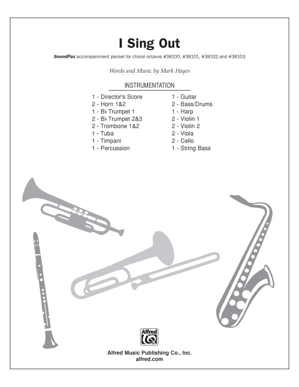 I Sing Out: String Bass Sheet Music Preview