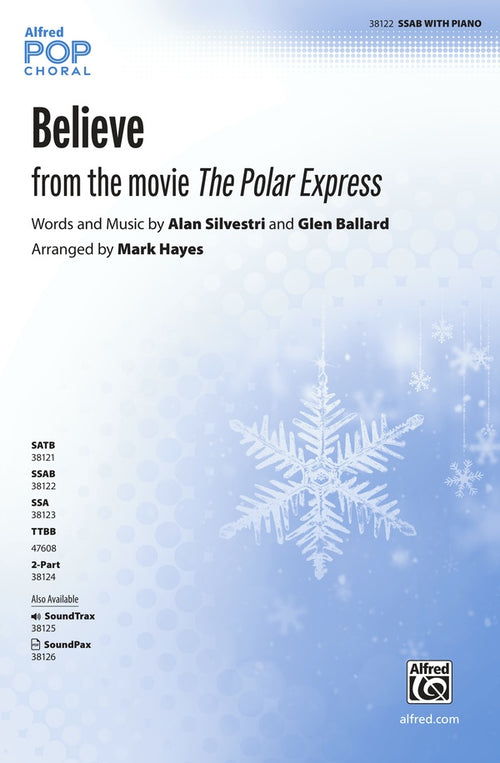 Believe (from <i>The Polar Express</i>) Sheet Music Preview
