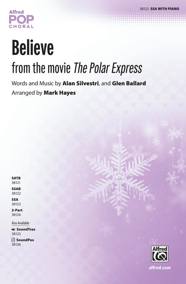 Believe (from <i>The Polar Express</i>) Sheet Music Preview