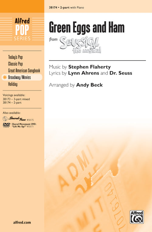 Green Eggs and Ham (from <i>Seussical the Musical</i>) Sheet Music Preview