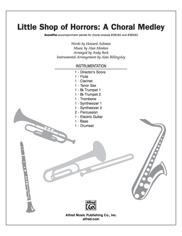 Little Shop of Horrors: A Choral Medley: String Bass Sheet Music Preview