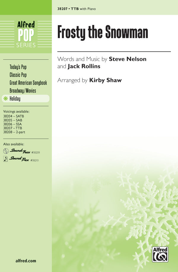Frosty the Snowman Sheet Music Preview