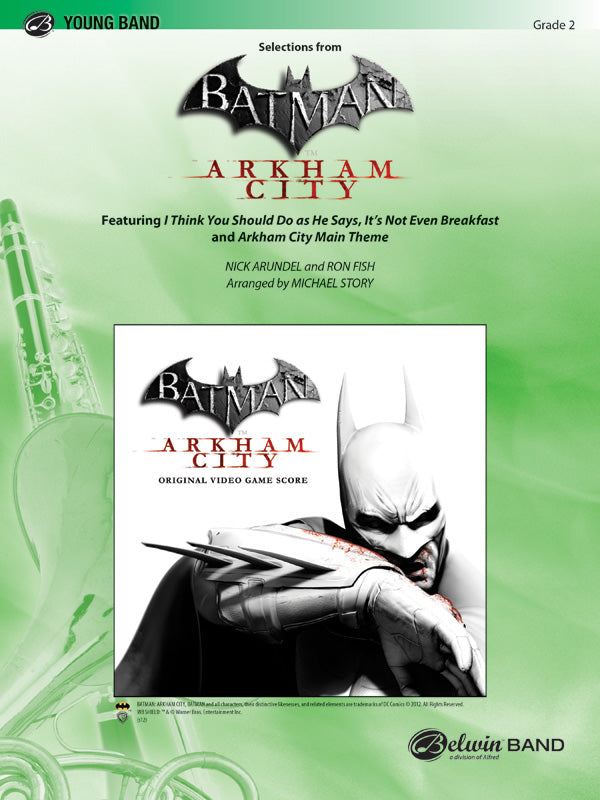 Batman: Arkham City, Selections from: Score Sheet Music Preview