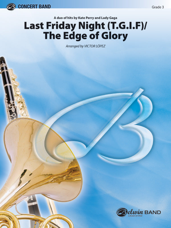Last Friday Night (T.G.I.F) / The Edge of Glory: 2nd Trombone Sheet Music Preview