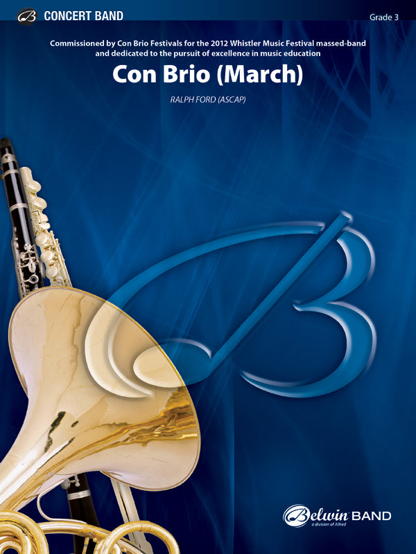 Con Brio: 1st F Horn Sheet Music Preview