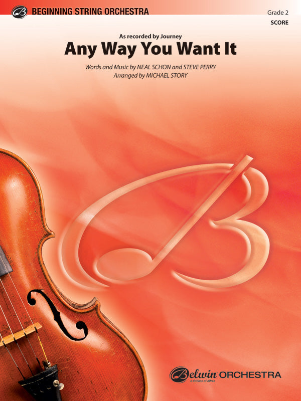 Any Way You Want It: 1st Percussion Sheet Music Preview
