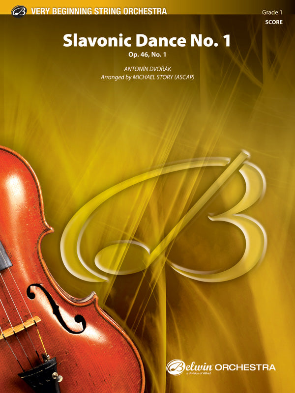 Slavonic Dance No. 1: String Bass Sheet Music Preview