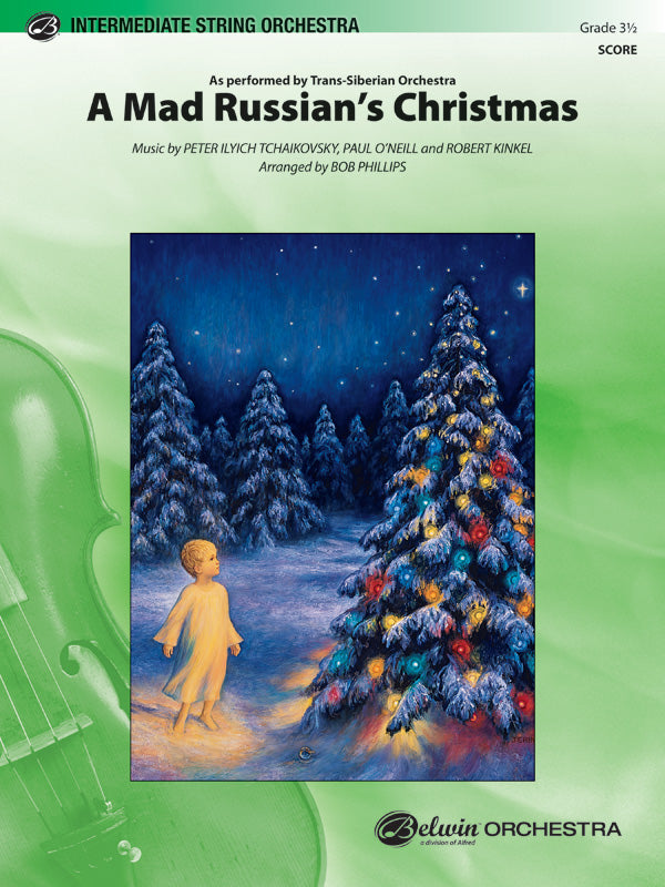 A Mad Russian's Christmas: 2nd Violin Sheet Music Preview