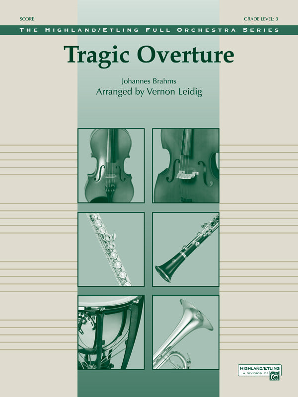 Tragic Overture: 1st Violin Sheet Music Preview