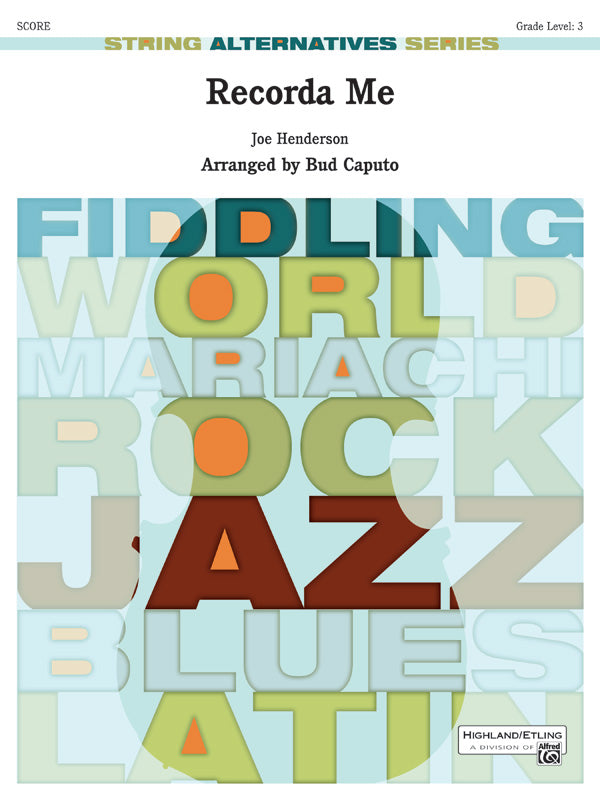 Recorda Me: String Bass Sheet Music Preview