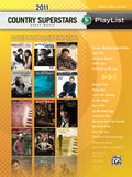 2011 Country Superstars Sheet Music Playlist Cover Image