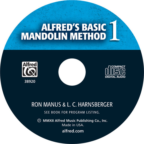 Alfred's Basic Mandolin Method 1 Cover Image