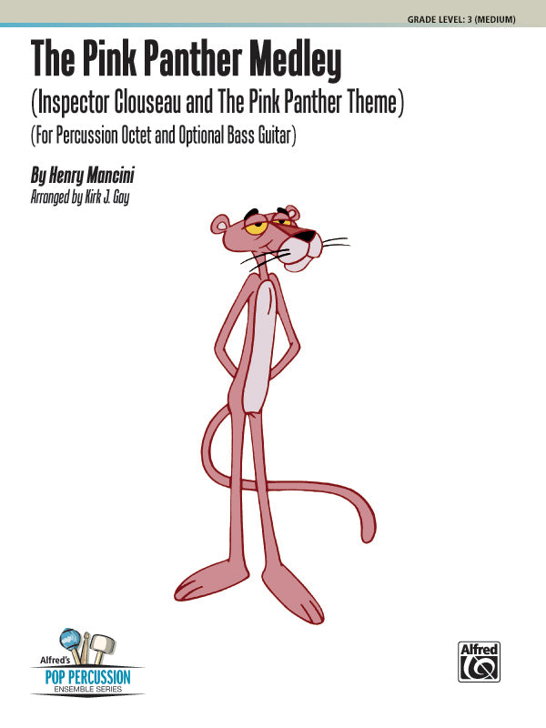The Pink Panther Medley (Inspector Clouseau and The Pink Panther Theme): Timpani Sheet Music Preview