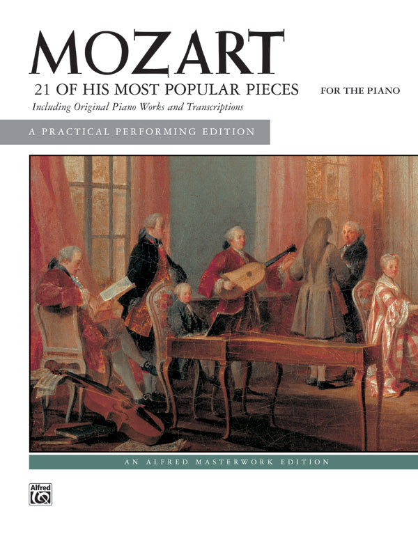 Mozart: 21 of His Most Popular Pieces Cover Image