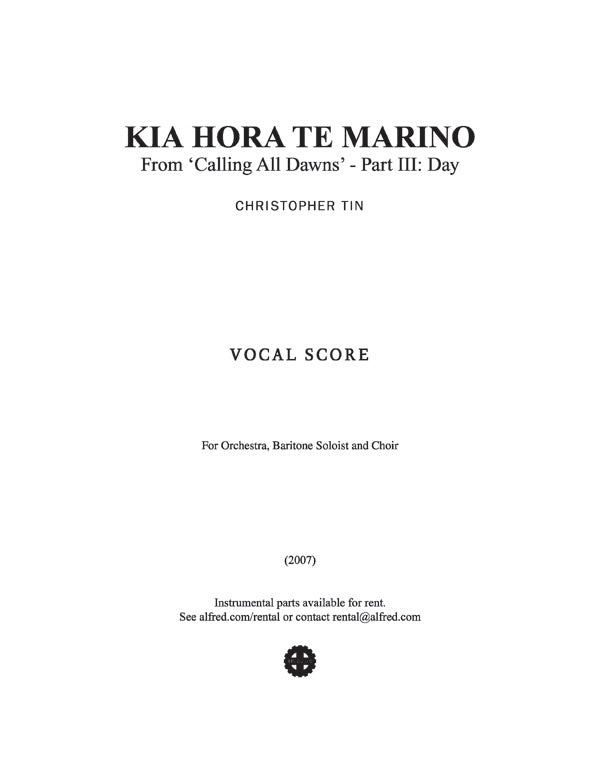 Kia Hora Te Marino Cover Image