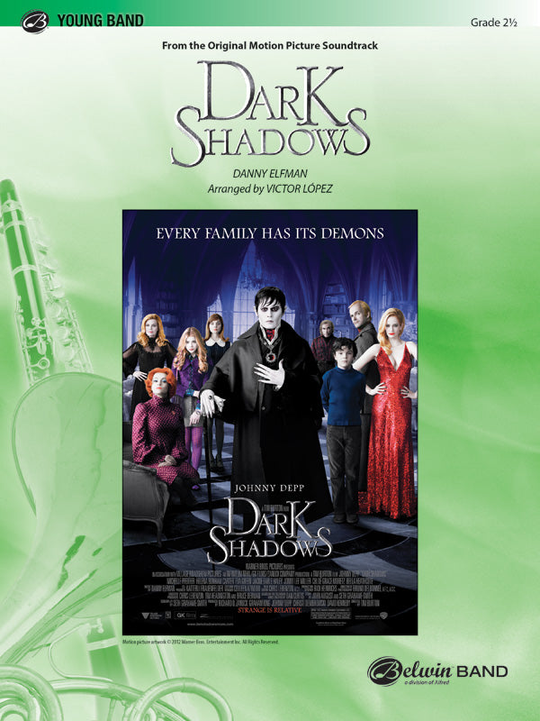 Dark Shadows (from the Original Motion Picture Soundtrack): Flute Sheet Music Preview