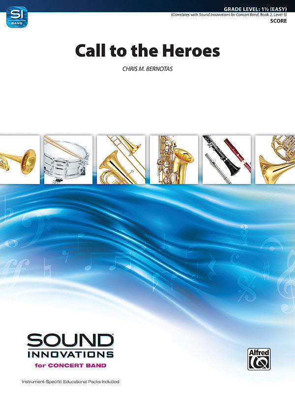 Call to the Heroes: 2nd E-flat Alto Saxophone Sheet Music Preview