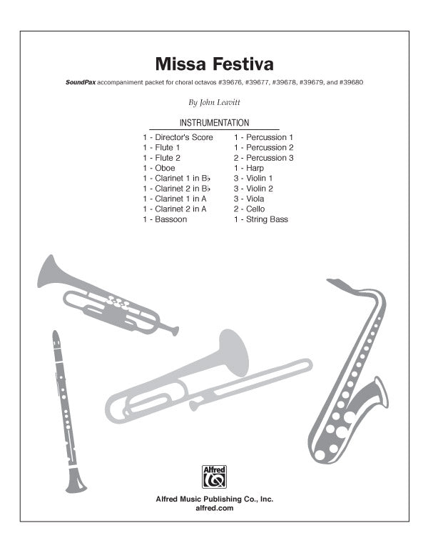 Missa Festiva: 2nd Flute Sheet Music Preview