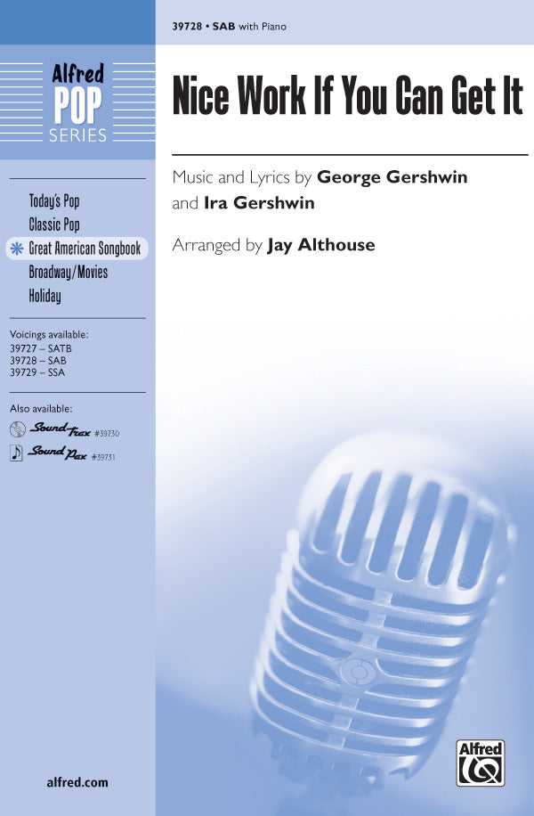 Nice Work If You Can Get It Sheet Music Preview