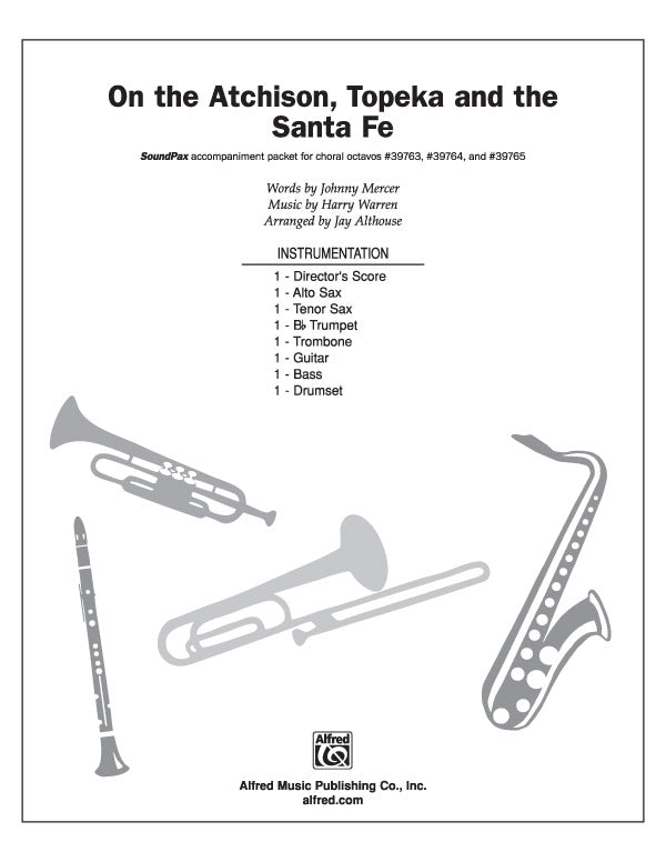 On the Atchison, Topeka and the Santa Fe: 1st B-flat Trumpet Sheet Music Preview
