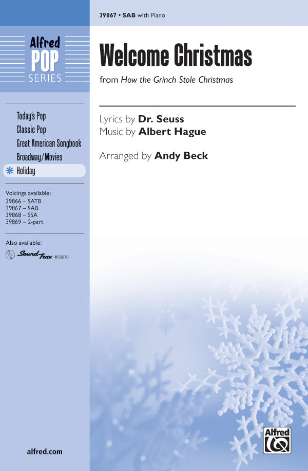 Welcome Christmas (from <i>How the Grinch Stole Christmas</i>) Sheet Music Preview