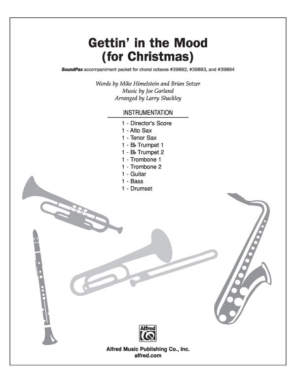 Gettin' in the Mood (for Christmas): Score Sheet Music Preview