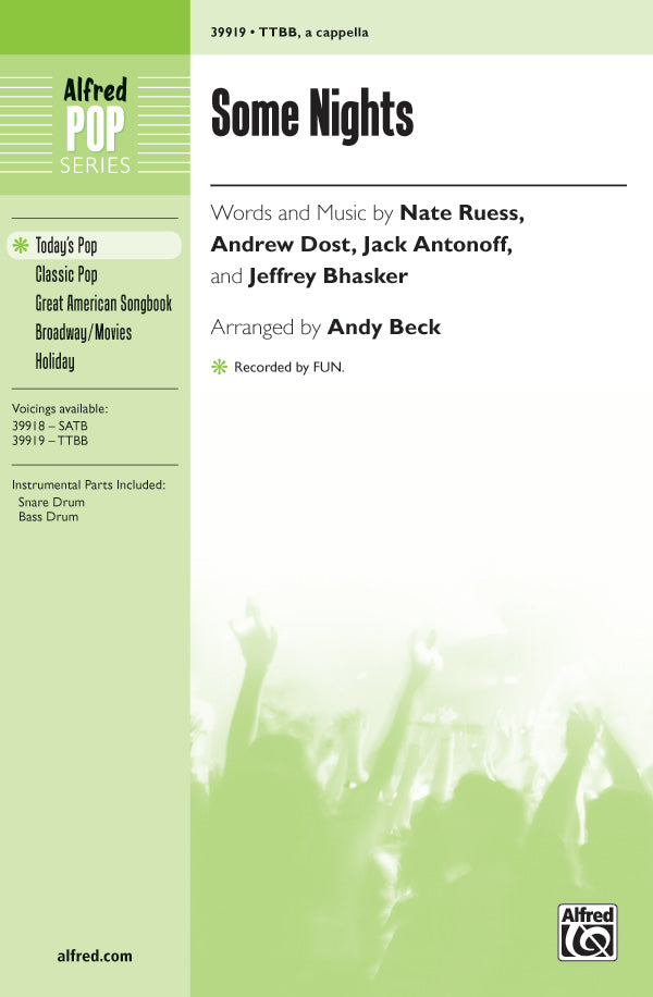 Some Nights Sheet Music Preview