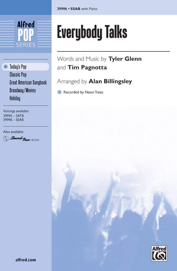 Everybody Talks Sheet Music Preview
