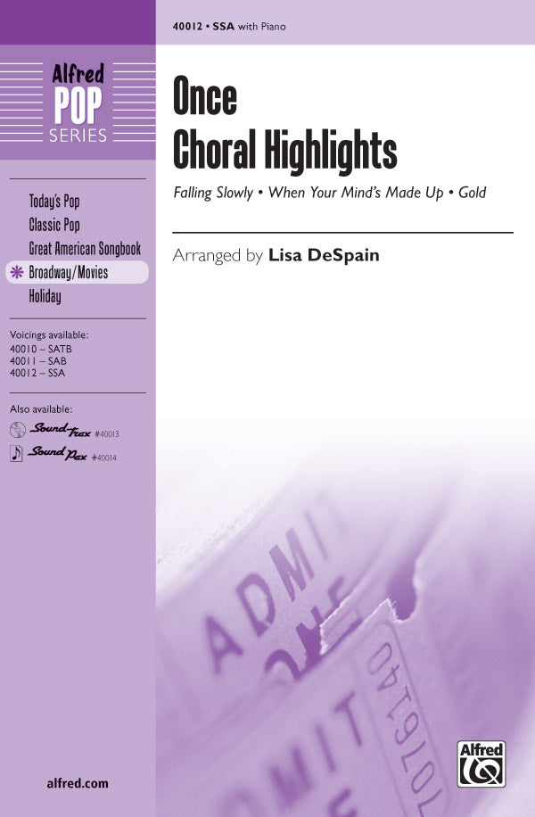 Once Sheet Music Preview