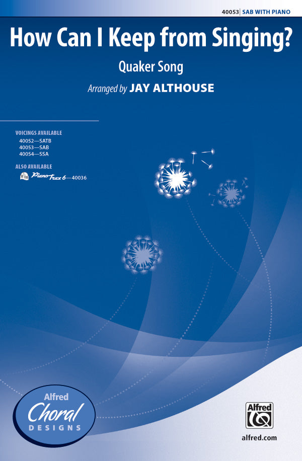 How Can I Keep from Singing? Cover Image
