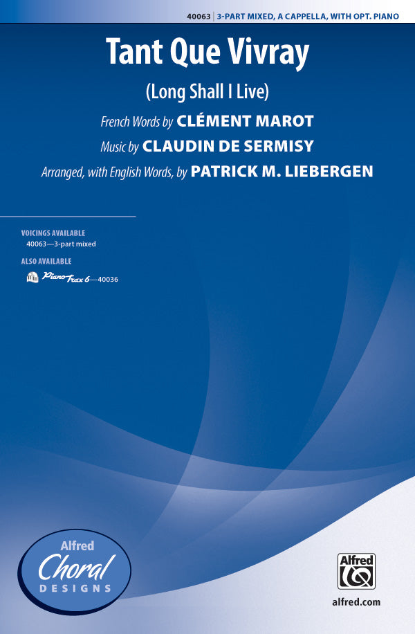 Tant Que Vivray Sheet Music Preview
