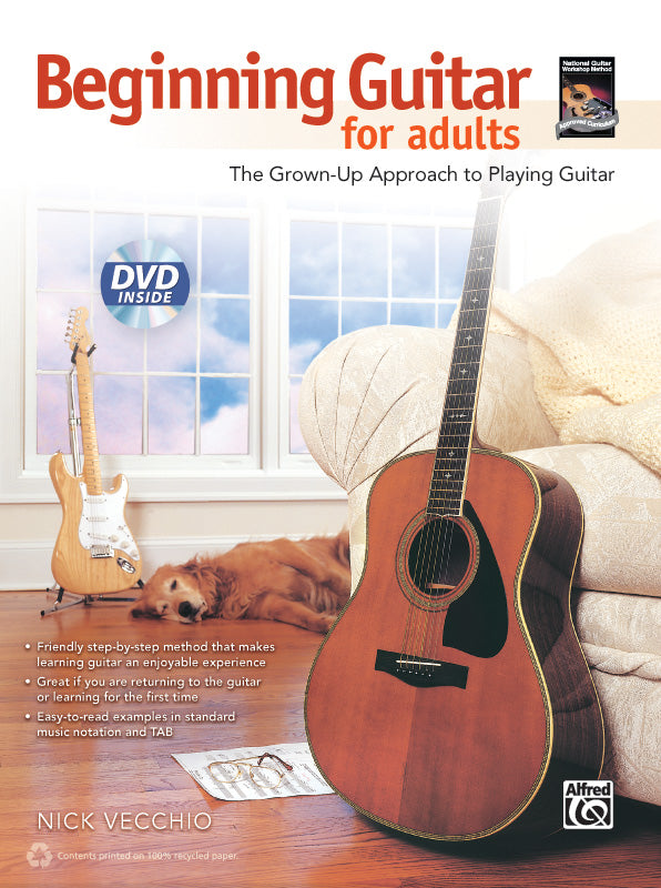 Beginning Guitar for Adults Cover Image