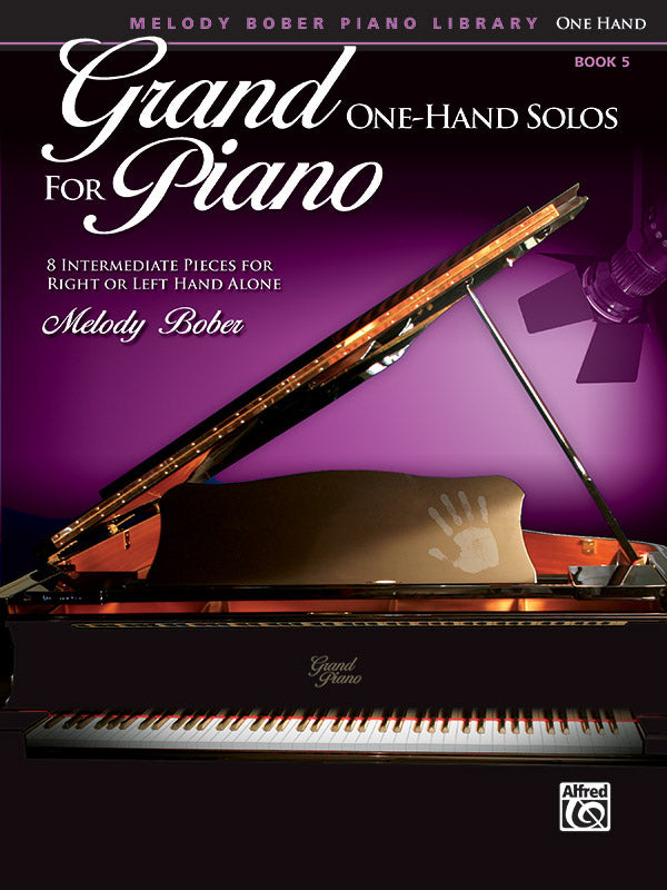 Grand One-Hand Solos for Piano, Book 5: 8 Intermediate Pieces for Right or Left Hand Alone Sheet Music Preview