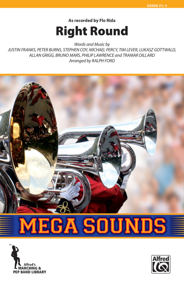 Right Round: Optional Alto Sax Sheet Music Preview
